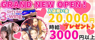 Girl's Bar 3-wing(ガールズバースリーウィング)【公式求人・体入情報】(錦糸町ガールズバー)の求人・体験入店情報