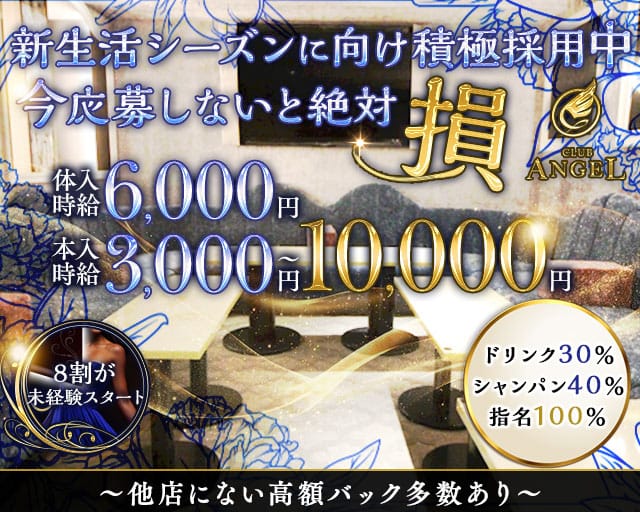 Club ANGEL　(クラブエンジェル)のキャバクラ体入