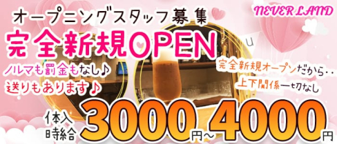 NEVER LAND (ネバーランド)【公式求人情報】(神田ガールズバー)の求人・バイト・体験入店情報