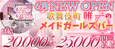 Bar Pixie(ピクシー)【公式求人情報】(歌舞伎町ガールズバー)の求人・体験入店情報
