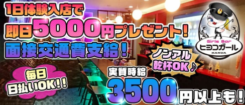 ヒヨコガール【公式求人情報】(神田ガールズバー)の求人・バイト・体験入店情報