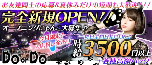 Girl's bar DO or DO(ドゥオアドゥ)【公式求人情報】(新橋ガールズバー)の求人・バイト・体験入店情報