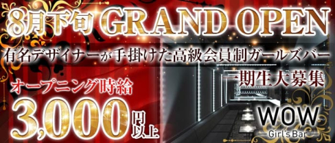 Girl's Bar WOW(ワオ)【公式求人情報】(錦糸町ガールズバー)の求人・バイト・体験入店情報