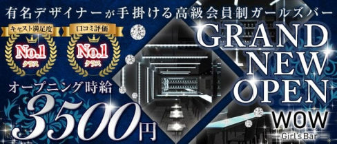 Girl's Bar WOW(ワオ)【公式求人情報】(錦糸町ガールズバー)の求人・体験入店情報