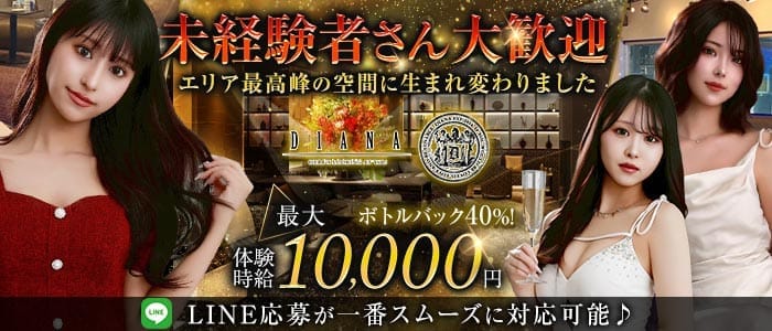 DIANA（ダイアナ） 静岡キャバクラ 未経験募集バナー