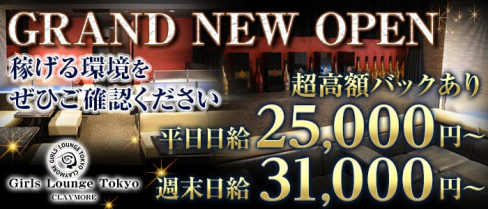 Girls Lounge Tokyo CLAYMORE(クレイモア)【公式求人情報】(南越谷キャバクラ)の求人・バイト・体験入店情報