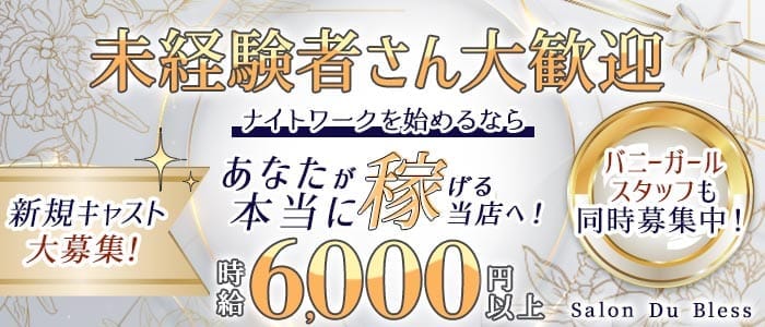 Salon Du Bless（サロンドブレス） 北新地ラウンジ 未経験募集バナー