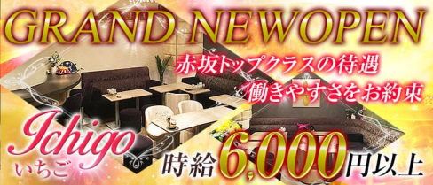 Ichigo(イチゴ)【公式求人情報】(赤坂キャバクラ)の求人・バイト・体験入店情報