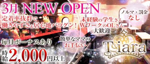 Tiara (ティアラ)【公式求人・体入情報】(京橋スナック)の求人・体験入店情報
