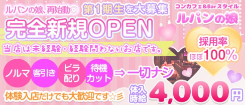 コンカフェ&Barスタイル ルパンの娘(ルパンノムスメ)【公式求人情報】(五反田ガールズバー)の求人・体験入店情報