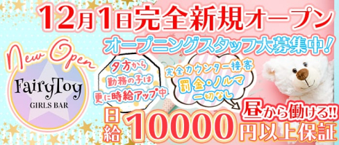 Girl's bar Fairy Toy(フェアリートイ)【公式求人情報】(錦糸町ガールズバー)の求人・バイト・体験入店情報
