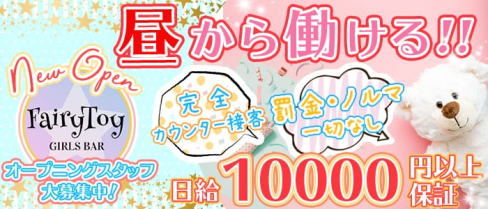 Girl's bar Fairy Toy(フェアリートイ)【公式求人情報】(錦糸町ガールズバー)の求人・体験入店情報