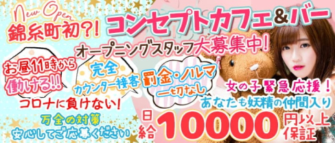 コンセプトCafe&Bar Fairy Toy(フェアリートイ)【公式求人・体入情報】(錦糸町ガールズバー)の求人・体験入店情報