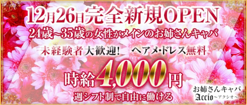 Accio(アクシオ)【公式求人情報】(練馬姉キャバ・半熟キャバ)の求人・体験入店情報