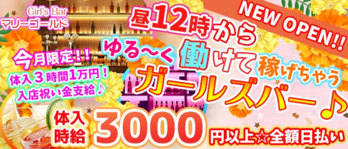 Girl's Bar マリーゴールド【公式求人情報】(錦糸町ガールズバー)の求人・体験入店情報