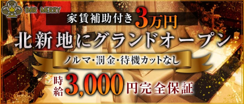BAR MERRY(バーメリー)【公式求人情報】(北新地ガールズバー)の求人・体験入店情報