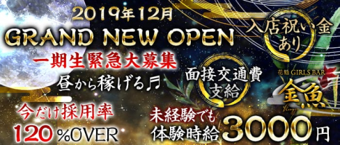 GIRLS BAR 金魚(きんぎょ)【公式求人情報】(錦糸町ガールズバー)の求人・体験入店情報