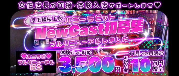 【京王線桜上水駅】コンセプトBar ハニーラビット(千歳烏山ガールズバー)の求人・体験入店情報