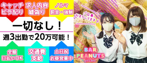 BAR PEANUTS(ピーナッツ)【公式求人・体入情報】(西川口ガールズバー)の求人・体験入店情報