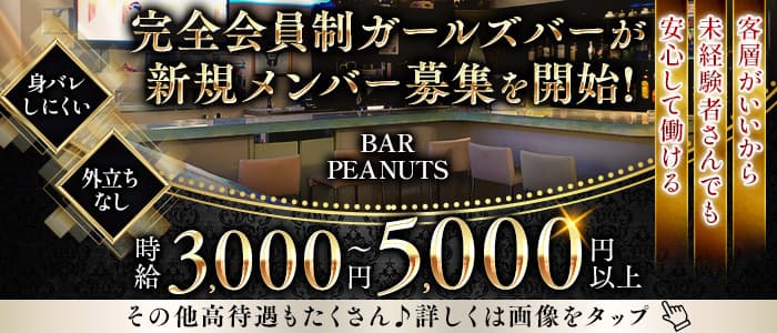 【会員制】BAR PEANUTS（ピーナッツ）(西川口ガールズバー)の求人・体験入店情報