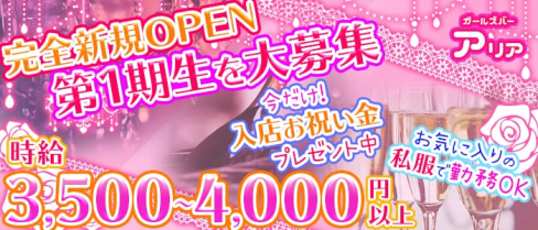 ガールズバーアリア【公式求人情報】(千葉ガールズバー)の求人・体験入店情報
