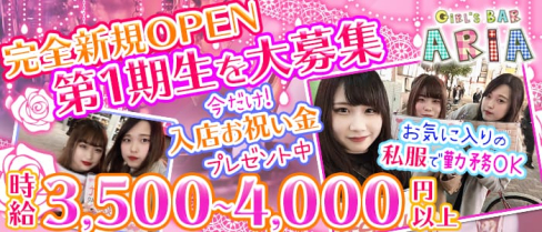 ガールズバーアリア【公式求人情報】(千葉ガールズバー)の求人・体験入店情報