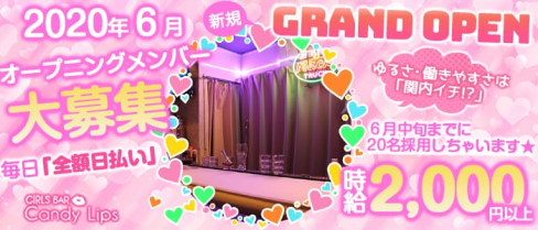 Candy Lips(キャンディ リップス)【公式求人情報】(関内ガールズバー)の求人・体験入店情報
