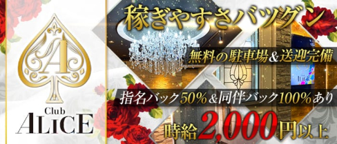 Club ALICE(アリス)【公式求人情報】(月江寺キャバクラ)の求人・体験入店情報