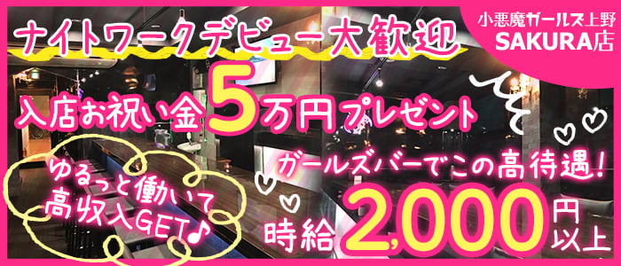 小悪魔ガールズ UENO(コアクマガールズ ウエノ)の求人情報