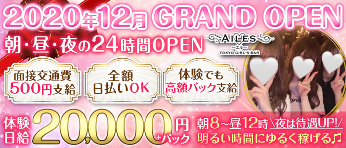 【24時間営業】Girls Bar AILES(ガールズバー エル)の求人情報
