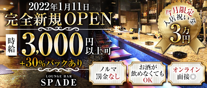 LOUNGE BAR SPADE (スペード)の求人情報