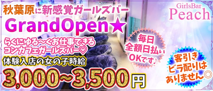 GirlsBar Peach(ピーチ)の求人情報