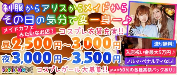 パピヨン 錦糸町 ガールズバー バナー
