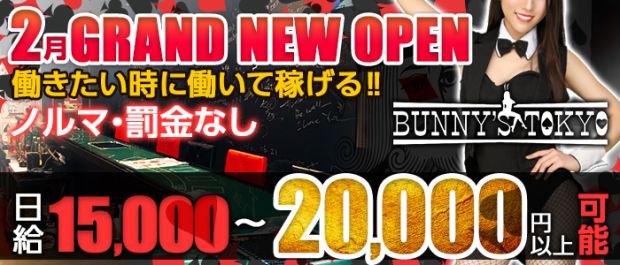 BUNNY’S TOKYO<バニーズトウキョウ> 歌舞伎町 ガールズバー バナー