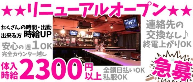 ルナシェイク 溝の口 ガールズバー バナー