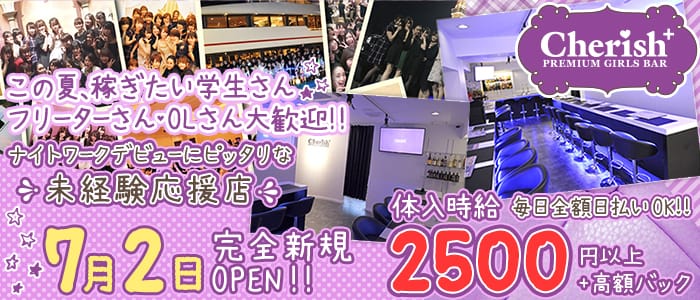 PREMIUM GIRLS BAR Cherish+<チェリッシュ3号店>(池袋ガールズバー)のバイト求人・体験入店情報
