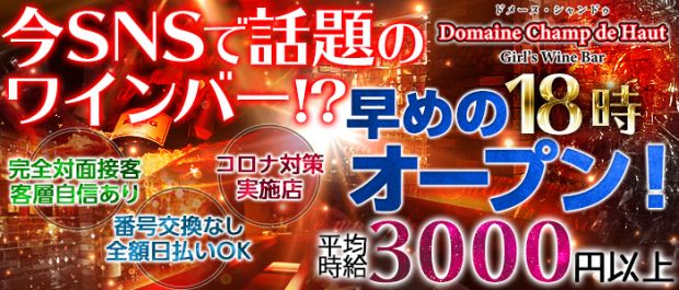 Domaine Champ de Haut<ドメーヌ・シャンドゥ> 上野 ガールズバー バナー