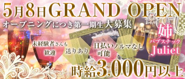 アミューズメントバー Juliet<ジュリエット> 葛西 ガールズバー バナー