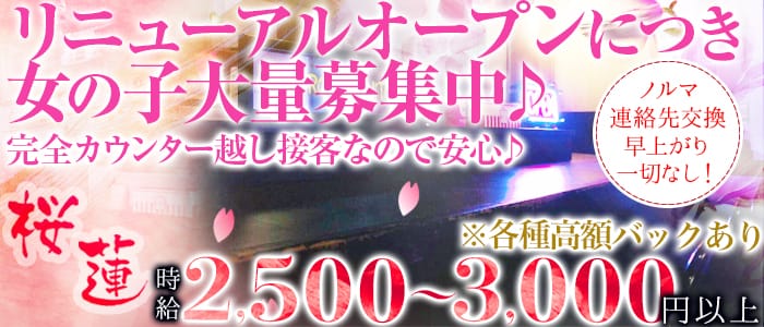 Girl's Bar 桜蓮<オウレン>(新橋ガールズバー)のバイト求人・体験入店情報