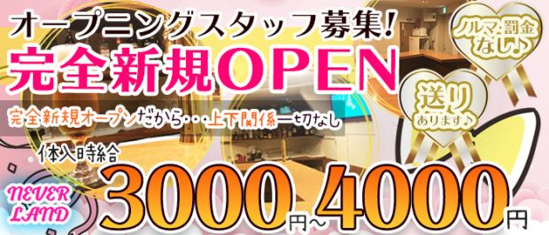 NEVER LAND <ネバーランド> 神田 ガールズバー バナー